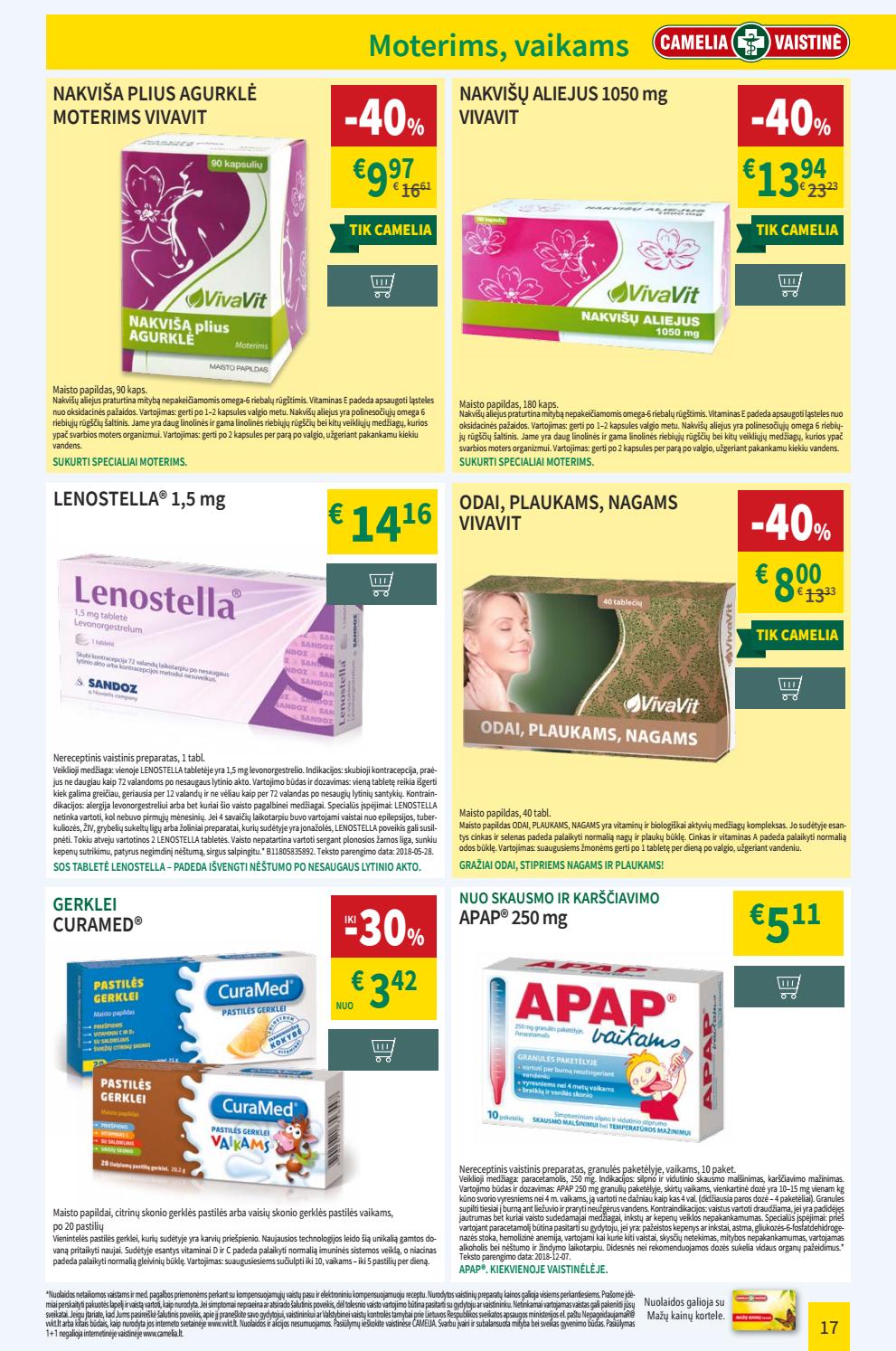 Camelia leidinys akcijos nuo 
  2019-07-01 iki 
  2019-07-31 | Leidinukas.lt puslapis 17