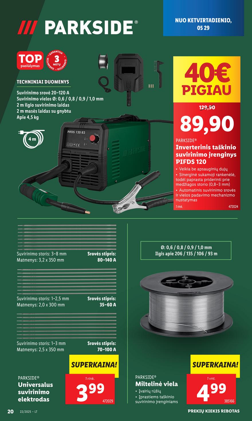 Lidl ne maisto leidinys akcijos nuo 
  2025-05-26 iki 
  2025-06-01 | Leidinukas.lt puslapis 20