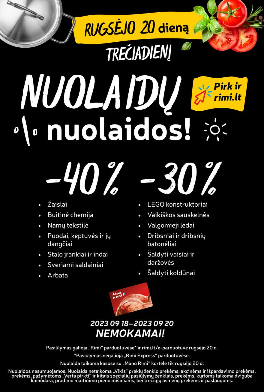 Rimi savaitinis leidinys akcijos nuo 
  2023-09-19 iki 
  2023-09-25 | Leidinukas.lt puslapis 24