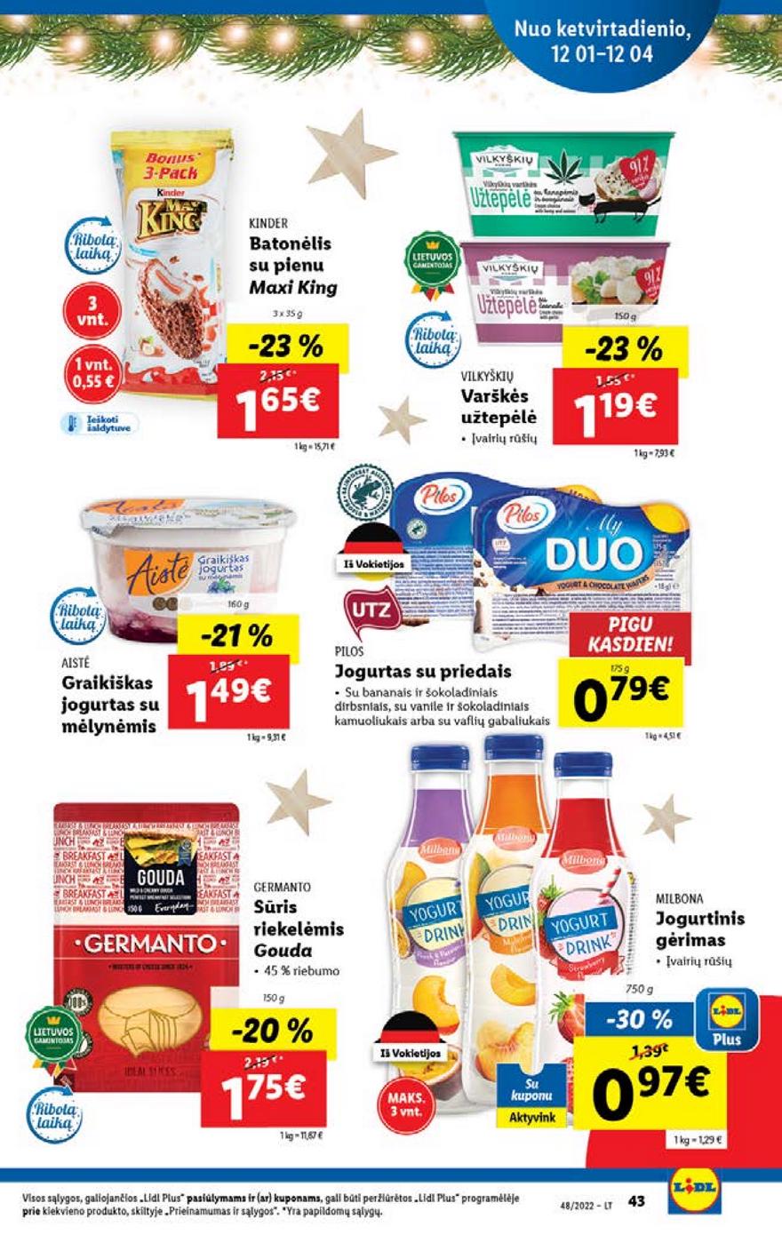 Ldil maisto leidinys akcijos nuo 
  2022-11-28 iki 
  2022-12-04 | Leidinukas.lt puslapis 43