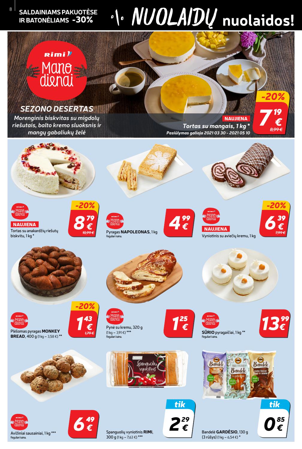 Rimi savaitinis leidinys akcijos nuo 
  2021-04-13 iki 
  2021-04-19 | Leidinukas.lt puslapis 8