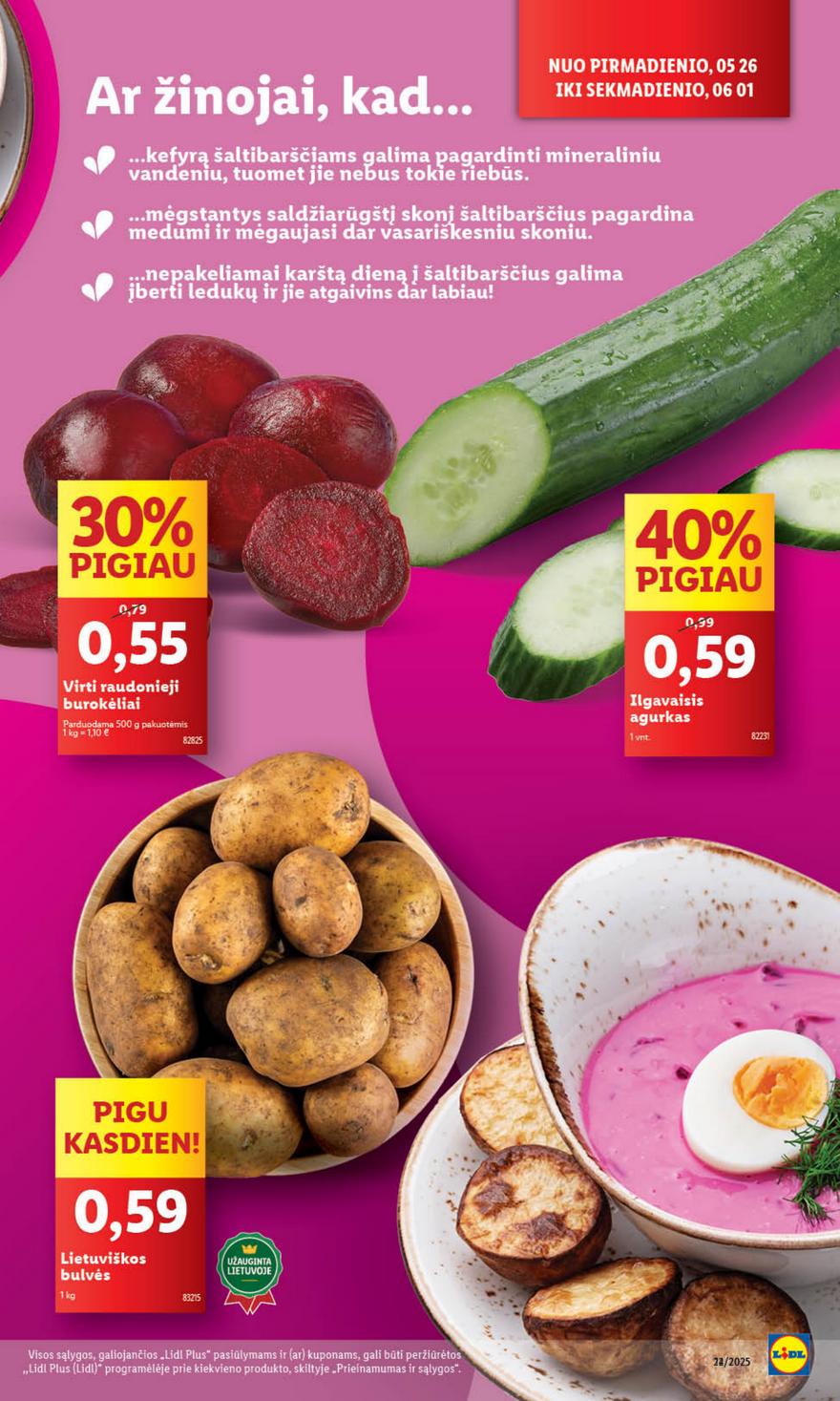 Lidl leidinys akcijos nuo 
  2025-05-26 iki 
  2025-06-01 | Leidinukas.lt puslapis 17