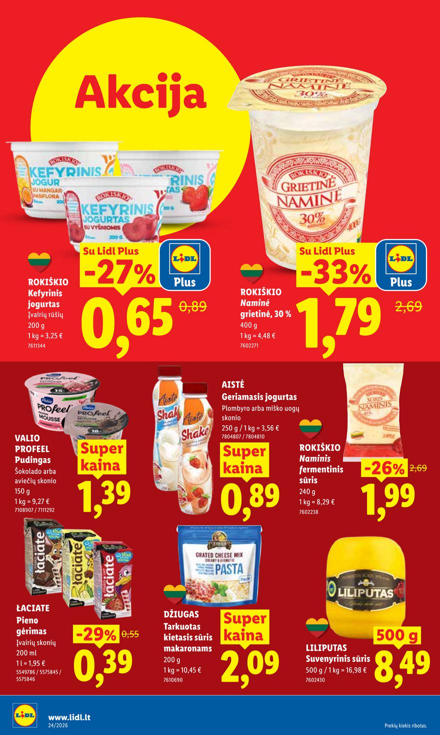 Lidl leidinys akcijos nuo 
  2026-06-08 iki 
  2026-06-14 | Leidinukas.lt puslapis 30