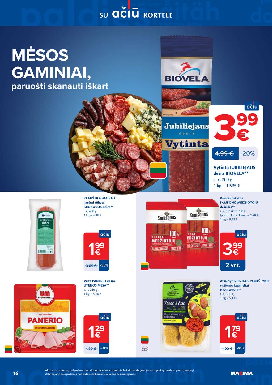 Maxima leidinys akcijos nuo 
  2026-04-07 iki 
  2026-04-13 | Leidinukas.lt puslapis 16