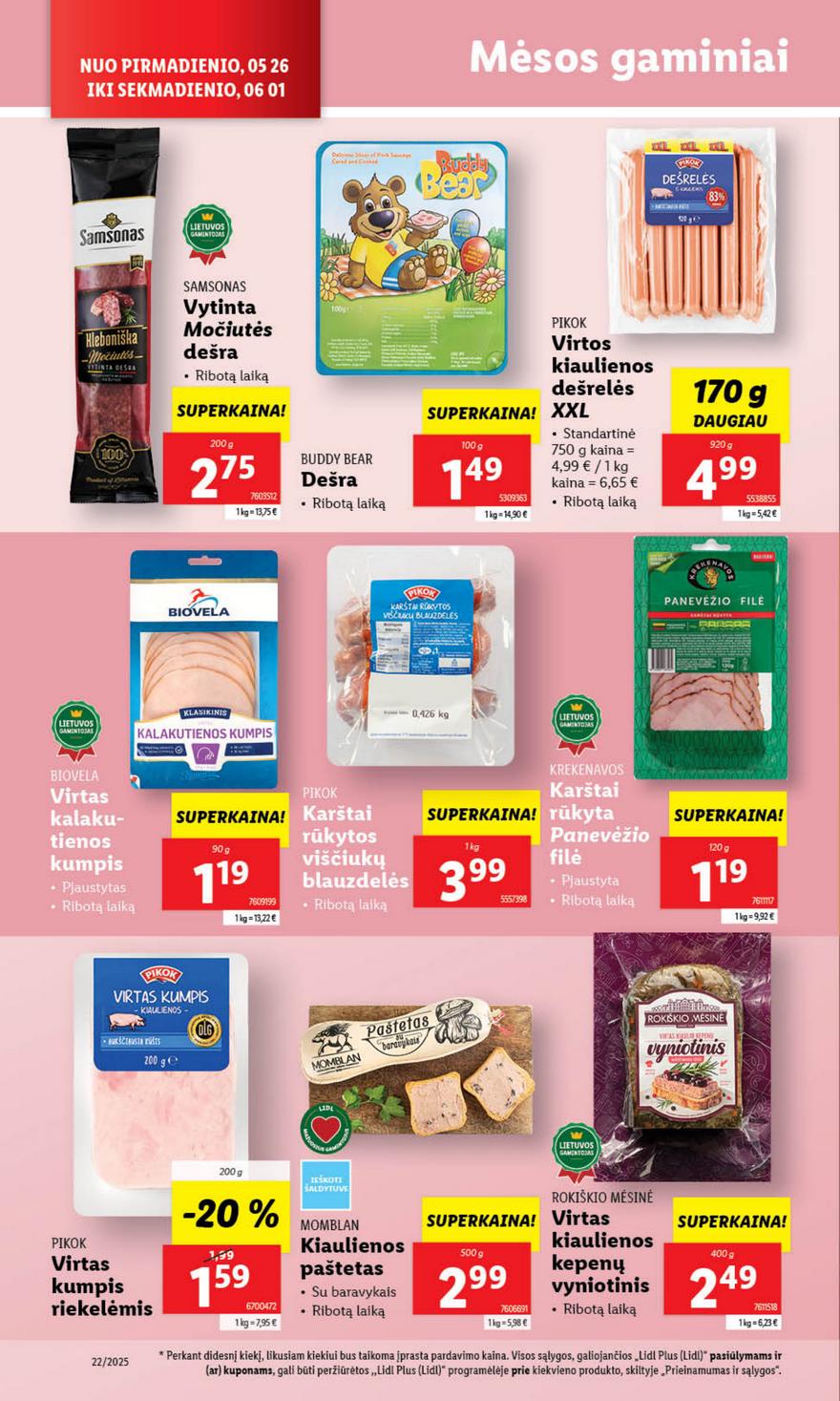 Lidl leidinys akcijos nuo 
  2025-05-26 iki 
  2025-06-01 | Leidinukas.lt puslapis 20