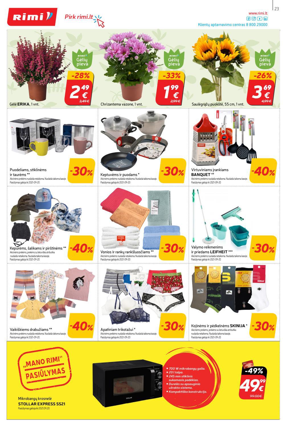 Rimi leidinys akcijos nuo 
  2021-09-07 iki 
  2021-09-13 | Leidinukas.lt puslapis 23