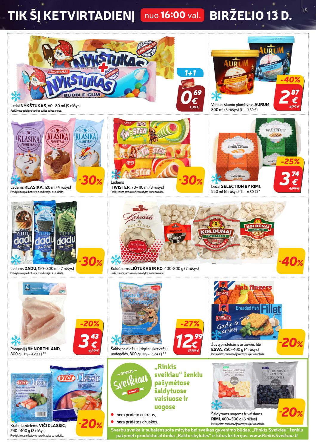 Rimi savaitinis leidinys akcijos nuo 
  2019-06-11 iki 
  2019-06-17 | Leidinukas.lt puslapis 15