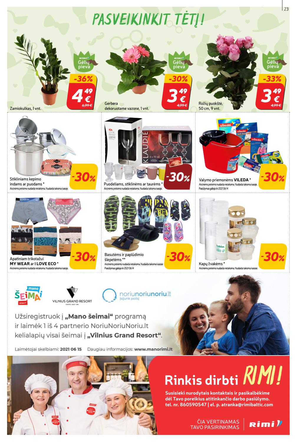 Rimi savaitinis leidinys akcijos nuo
2021-06-01 iki
2021-06-07 | Leidinukas.lt puslapis 23