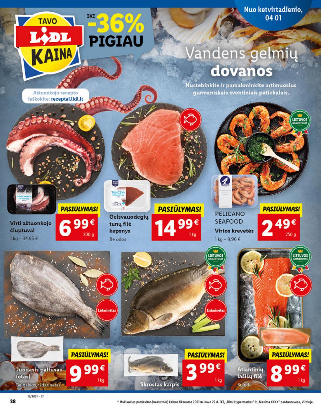 Lidl maisto prekių pasiūlymai akcijos nuo 
  2021-03-29 iki 
  2021-04-03 | Leidinukas.lt puslapis 38