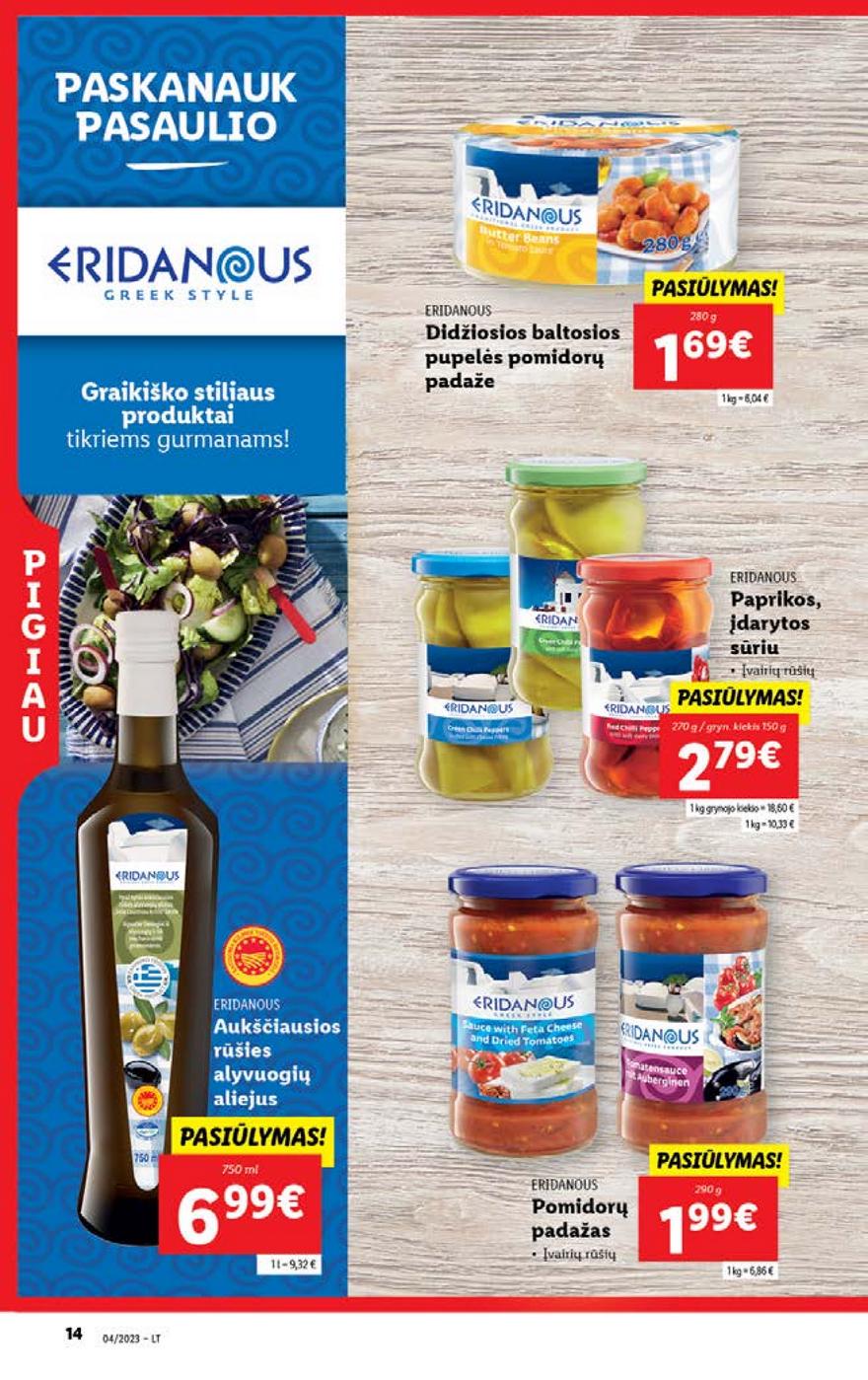Lidl pasiūlymai akcijos nuo 
  2023-01-23 iki 
  2023-01-29 | Leidinukas.lt puslapis 14