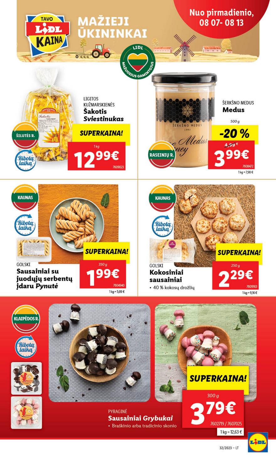 Lidl pasiūlymai akcijos nuo 
  2023-08-07 iki 
  2023-08-13 | Leidinukas.lt puslapis 39