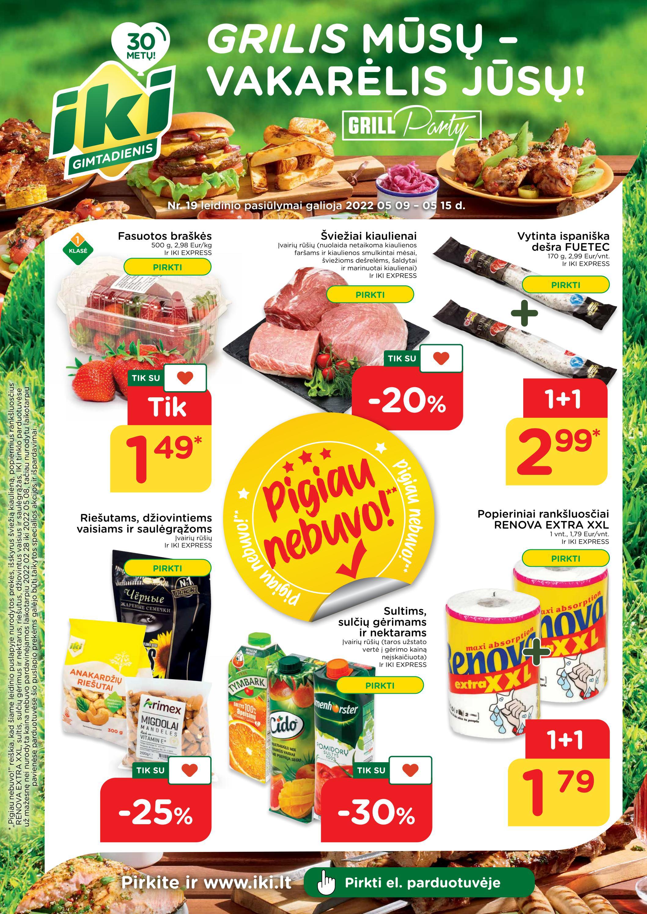 Iki savaitės leidinys akcijos nuo 
  2022-05-09 iki 
  2022-05-15 | Leidinukas.lt puslapis 1