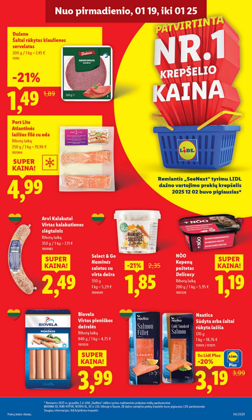 Lidl naujas leidinys akcijos nuo 
  2026-01-19 iki 
  2026-01-25 | Leidinukas.lt puslapis 9