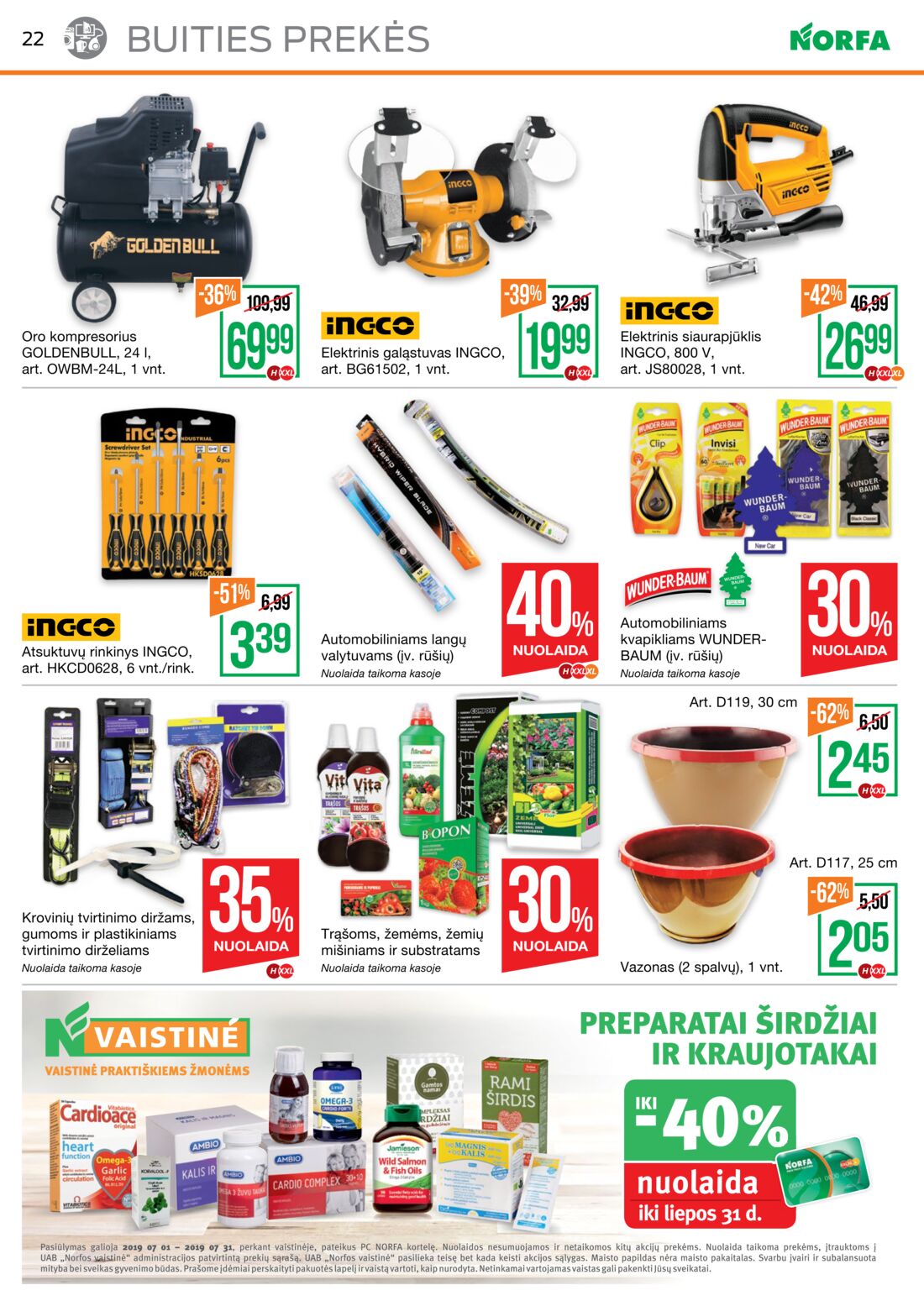 Norfa kaininis leidinys akcijos nuo 
  2019-07-11 iki 
  2019-07-24 | Leidinukas.lt puslapis 22