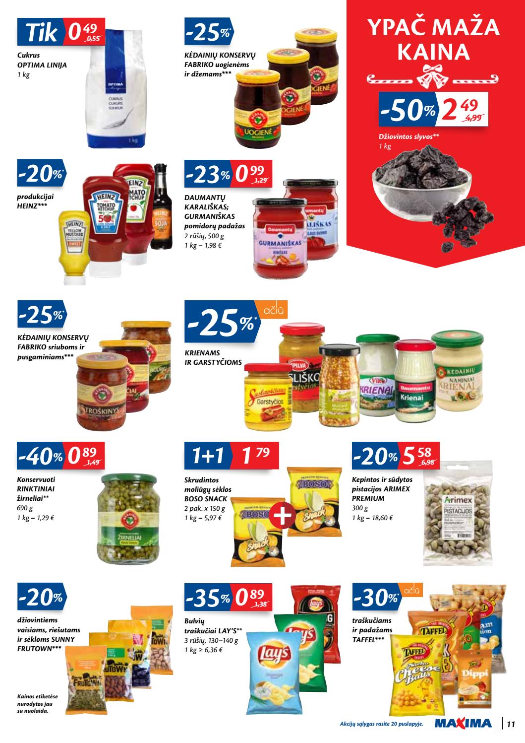 Maxima kaininis leidinys akcijos nuo 
  2019-12-03 iki 
  2019-12-09 | Leidinukas.lt puslapis 11