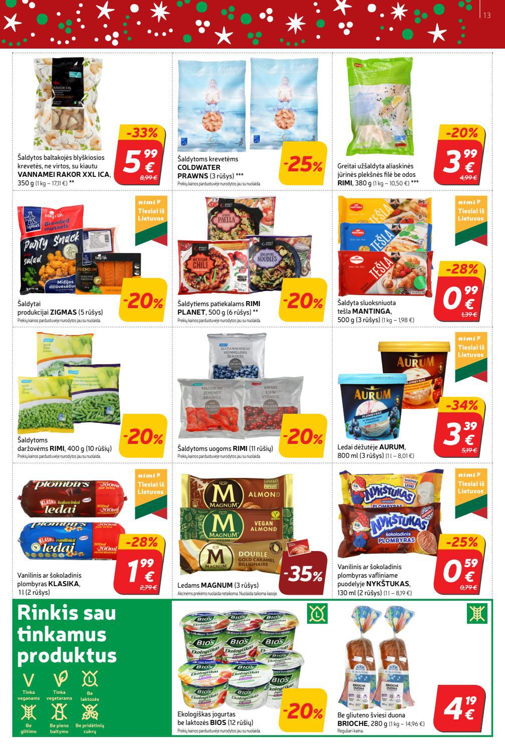 Rimi savaitinis leidinys akcijos nuo 
  2021-11-30 iki 
  2021-12-06 | Leidinukas.lt puslapis 13