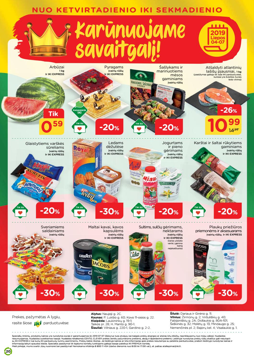 Iki savaitinis leidinys akcijos nuo 
  2019-07-01 iki 
  2019-07-07 | Leidinukas.lt puslapis 20