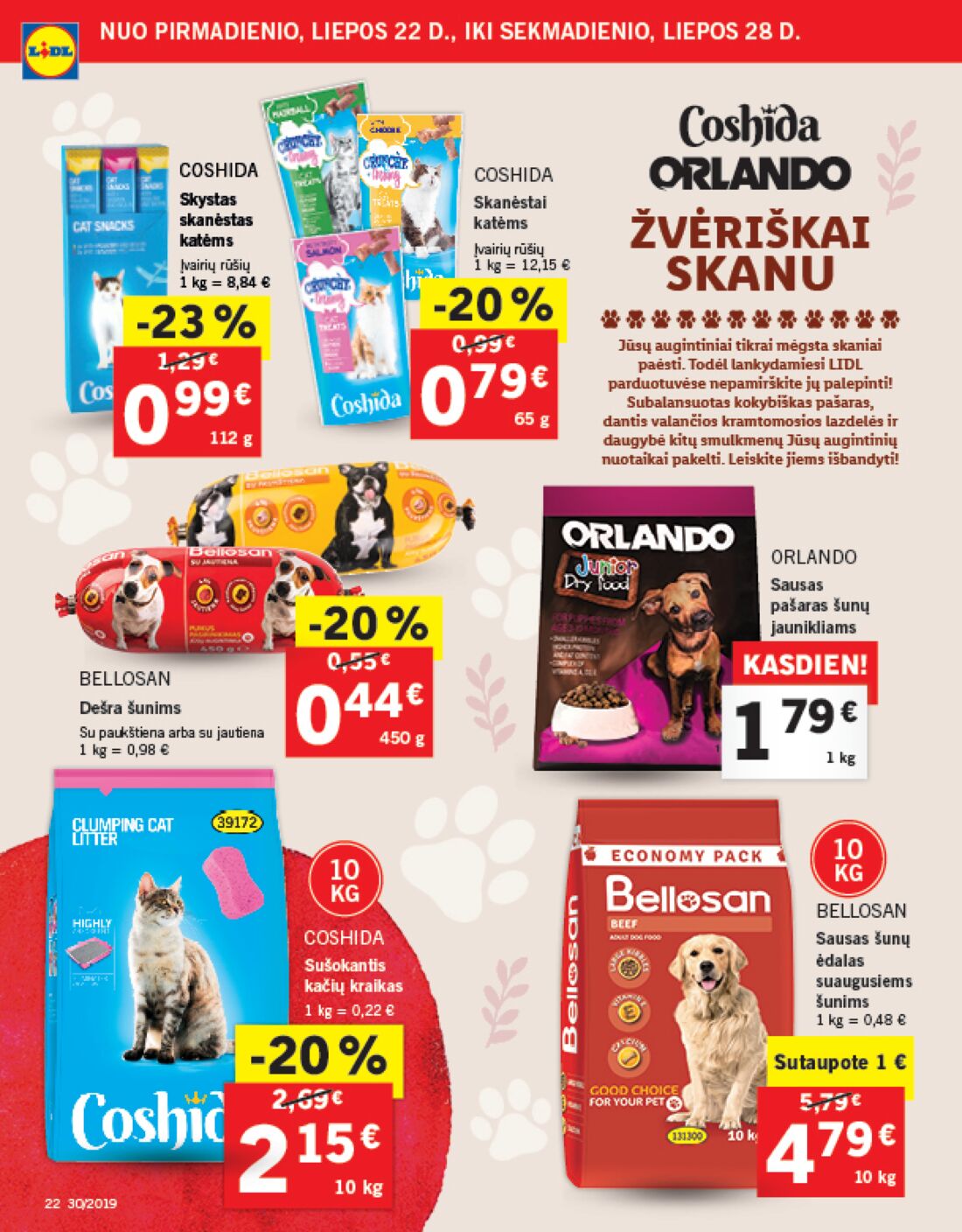 Lidl savaitinis leidinys akcijos nuo 
  2019-07-22 iki 
  2019-07-28 | Leidinukas.lt puslapis 22