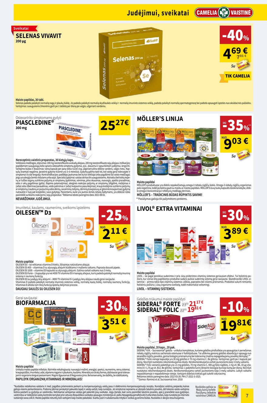Camelia gegužės leidinys akcijos nuo 
  2022-05-01 iki 
  2022-05-31 | Leidinukas.lt puslapis 7