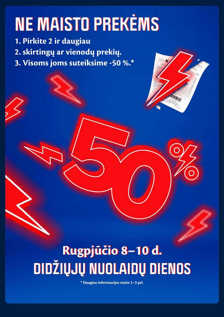 Maxima leidinukas akcijos nuo 
  2025-08-05 iki 
  2025-08-11 | Leidinukas.lt puslapis 48
