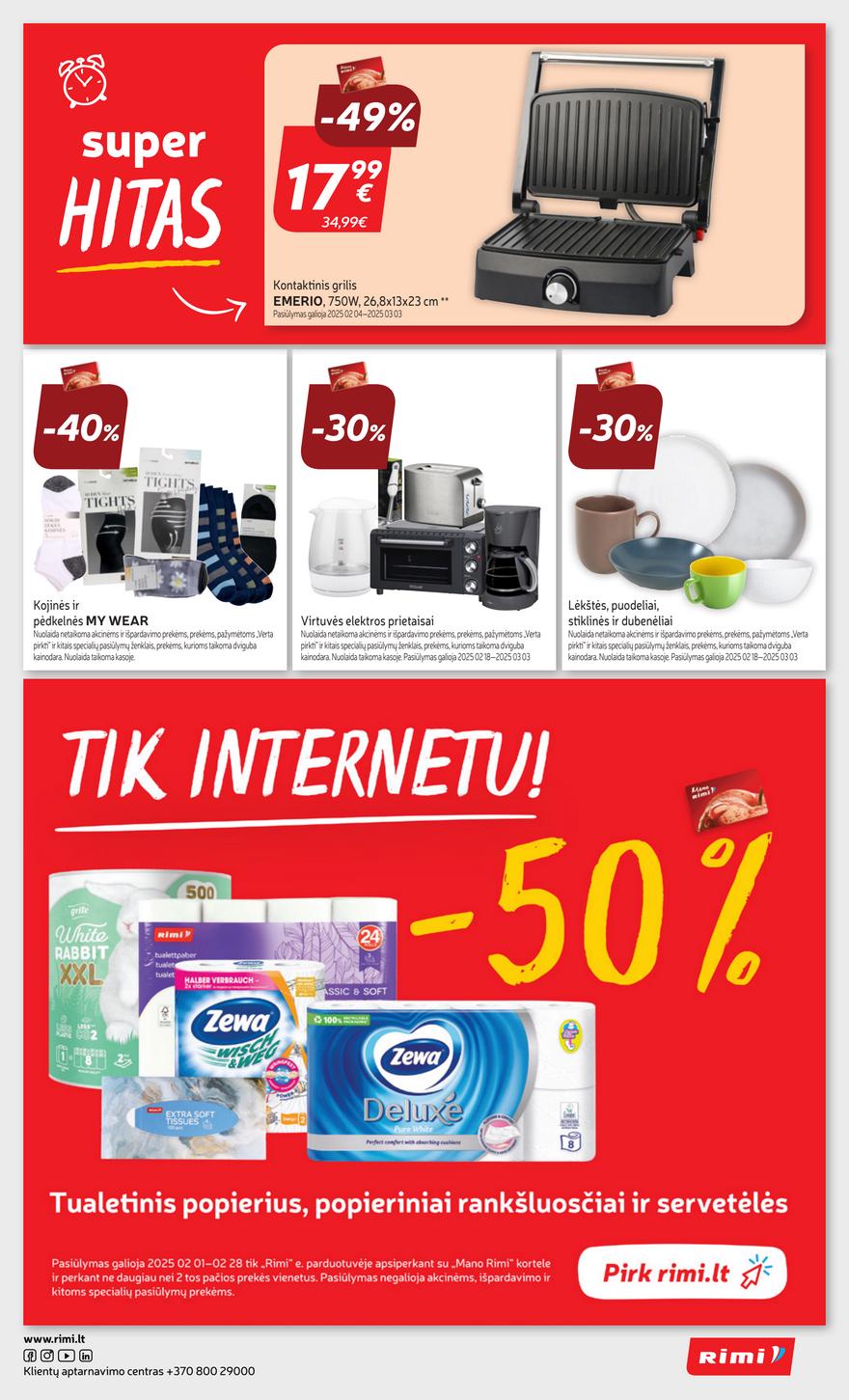 Rimi savaitinis leidinys 9 akcijos nuo 
  2025-02-25 iki 
  2025-03-03 | Leidinukas.lt puslapis 35