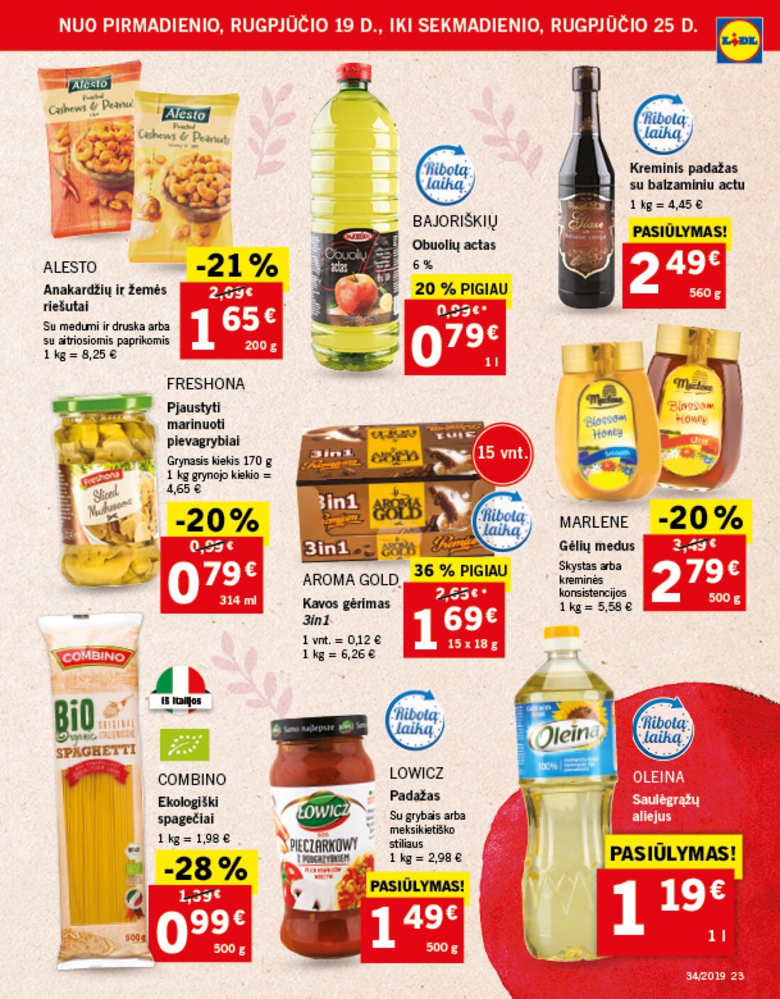 Lidl savaitinis leidinys akcijos nuo 
  2019-08-19 iki 
  2019-08-25 | Leidinukas.lt puslapis 23