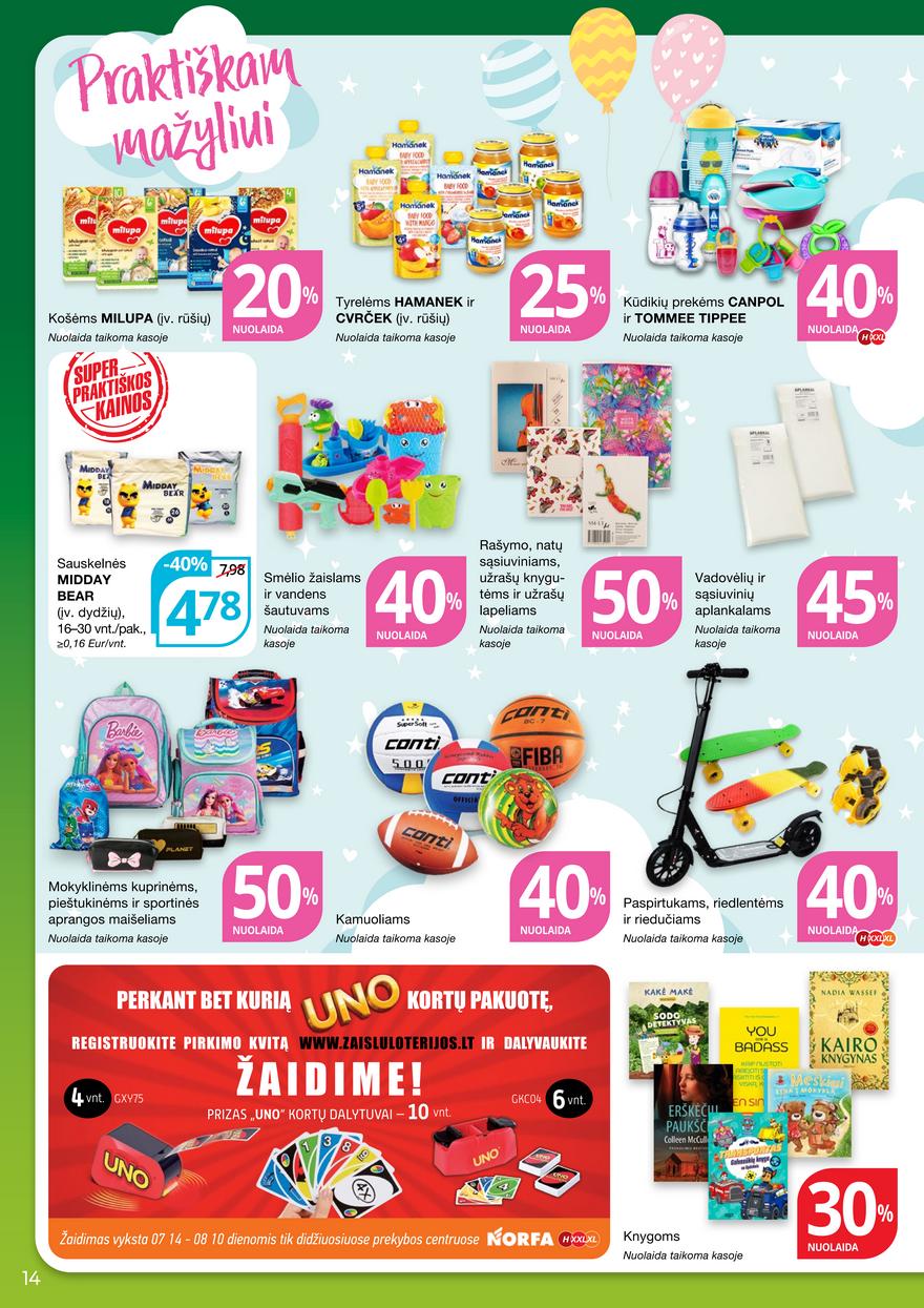 Norfos kaininis leidinys akcijos nuo
2022-07-14 iki
2022-07-27 | Leidinukas.lt puslapis 14