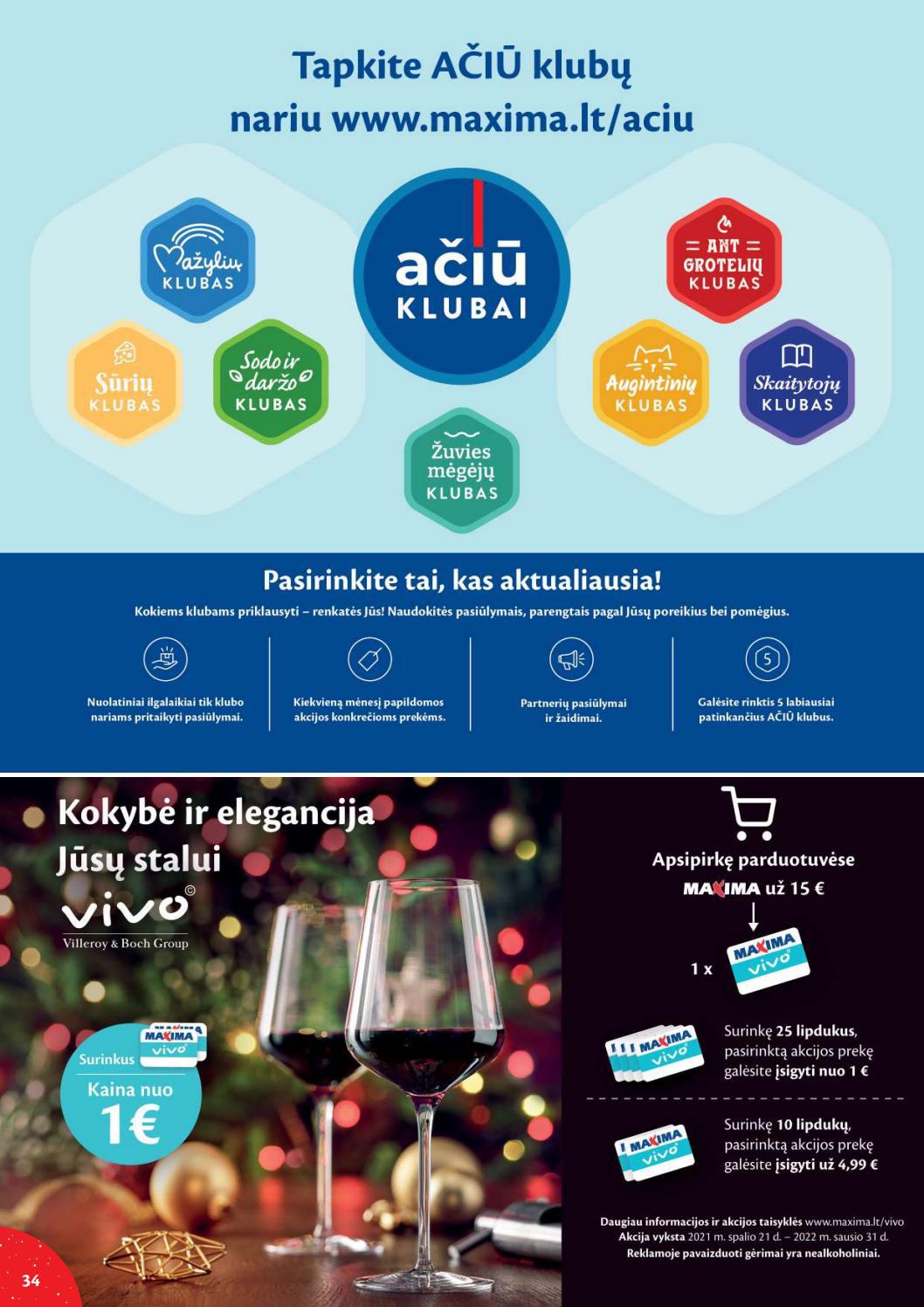 Maxima kaininis leidinys akcijos nuo 
  2021-12-14 iki 
  2021-12-27 | Leidinukas.lt puslapis 34