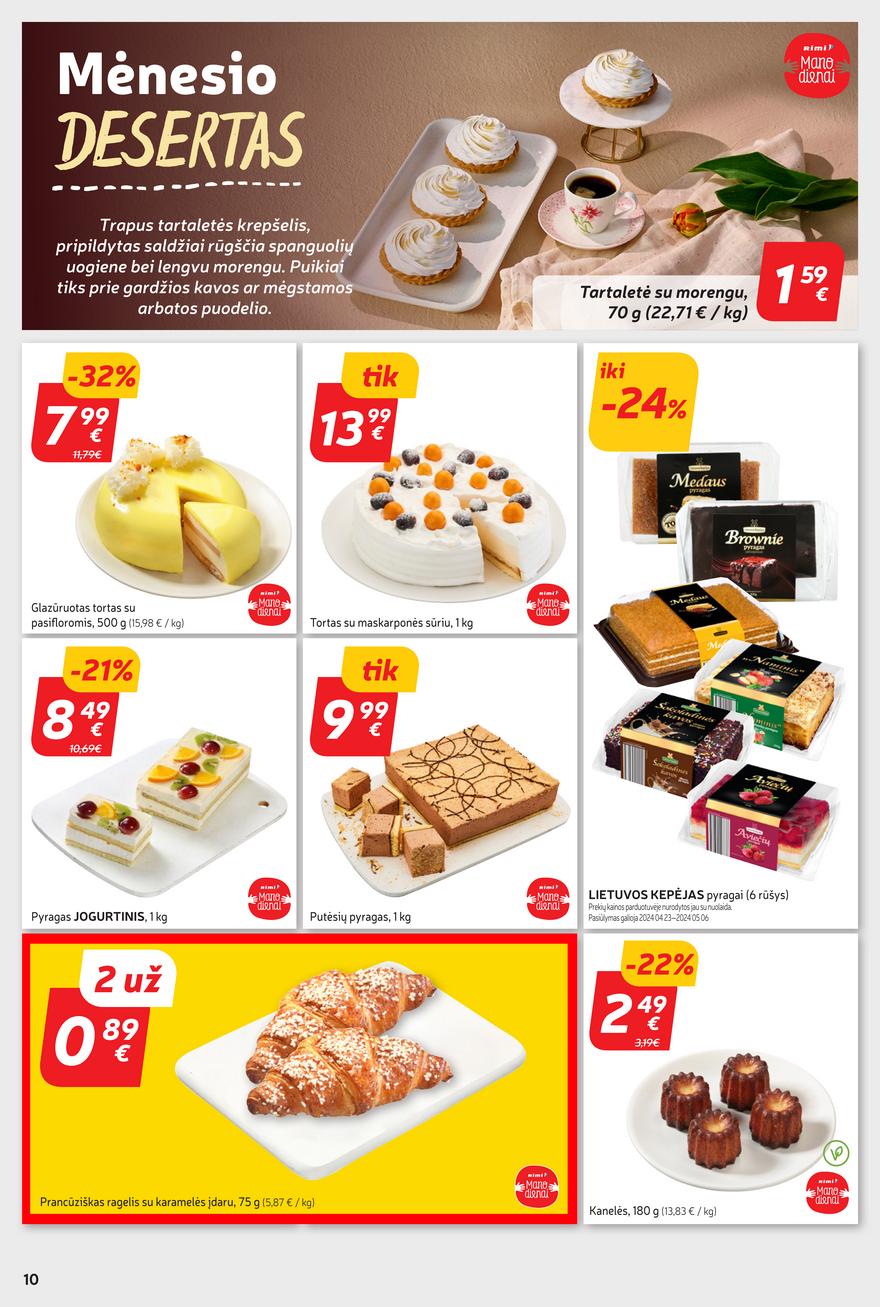Rimi savaitinis leidinys akcijos nuo
2024-04-30 iki
2024-05-06 | Leidinukas.lt puslapis 10