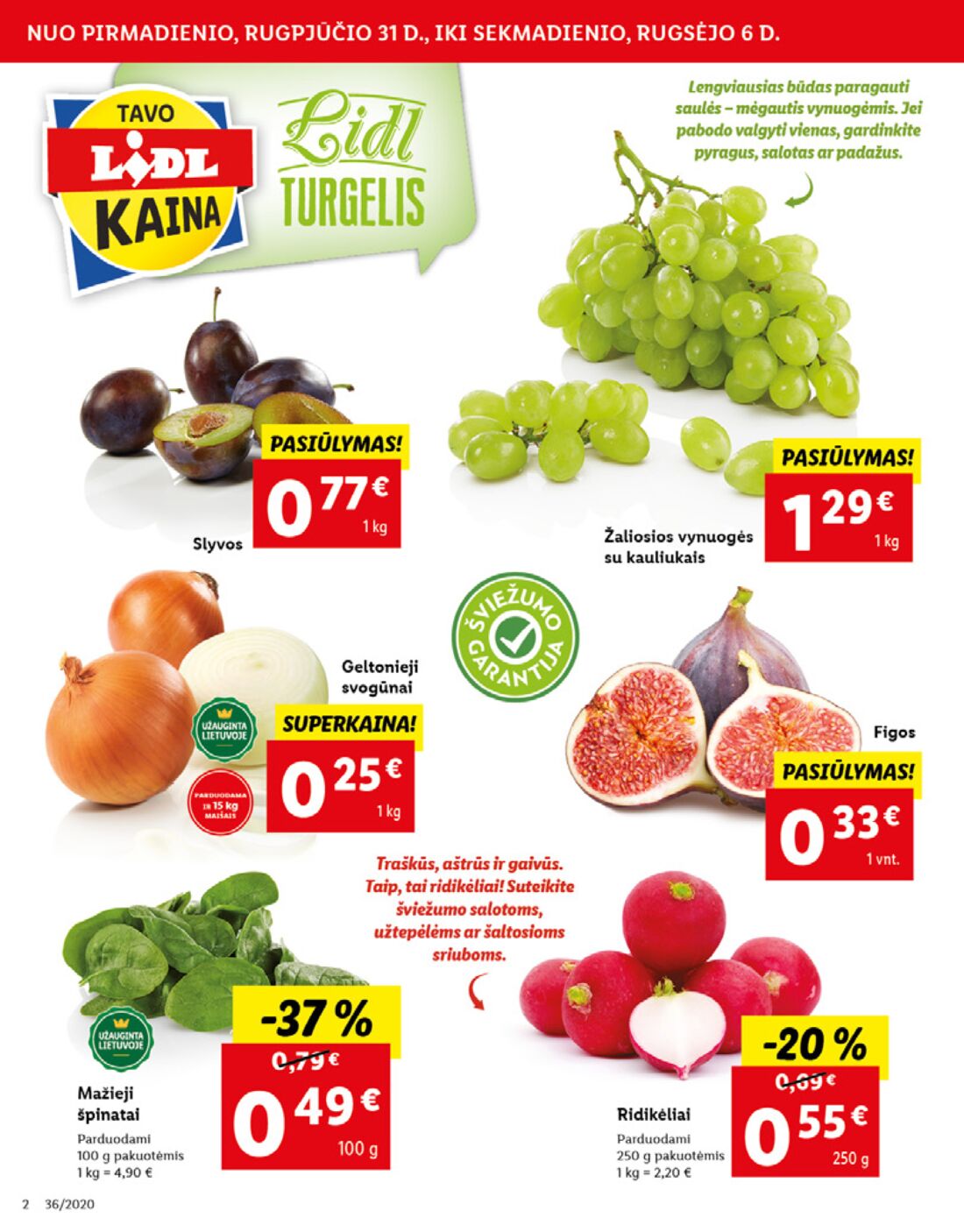Lidl savaitinis leidinys akcijos nuo 
  2020-08-31 iki 
  2020-09-06 | Leidinukas.lt puslapis 2