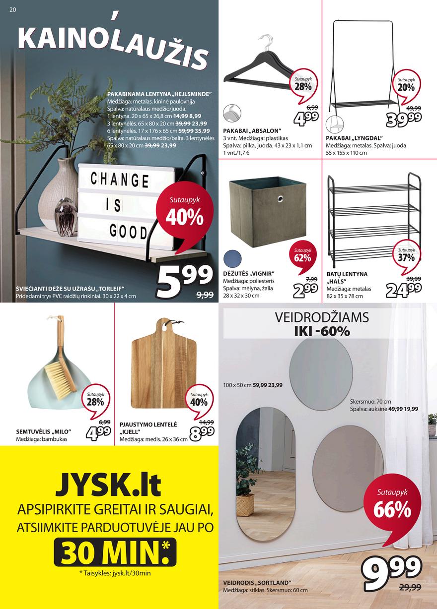 Jysk leidinys akcijos nuo 
  2022-01-18 iki 
  2022-01-31 | Leidinukas.lt puslapis 20