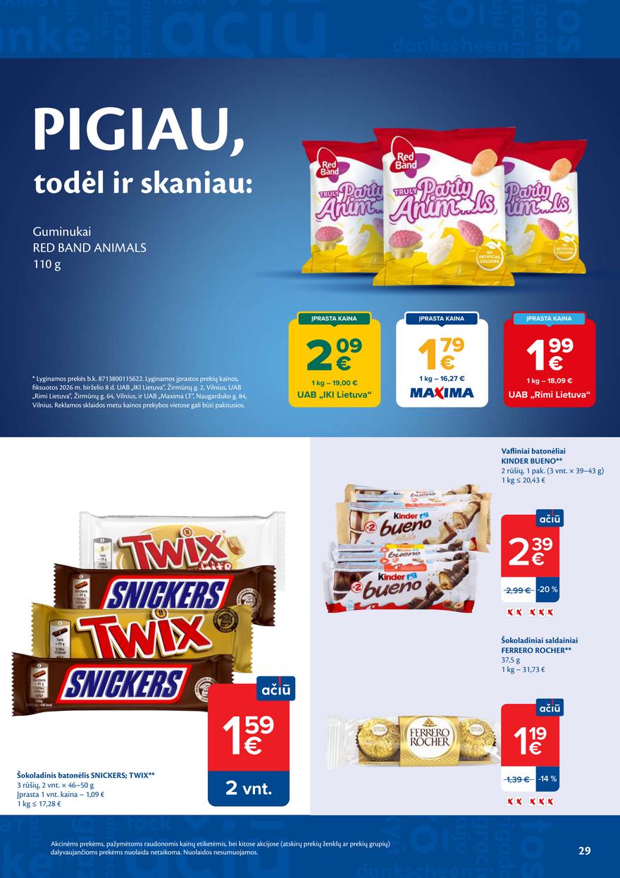 Maxima leidinys akcijos nuo 
  2026-06-16 iki 
  2026-06-22 | Leidinukas.lt puslapis 29