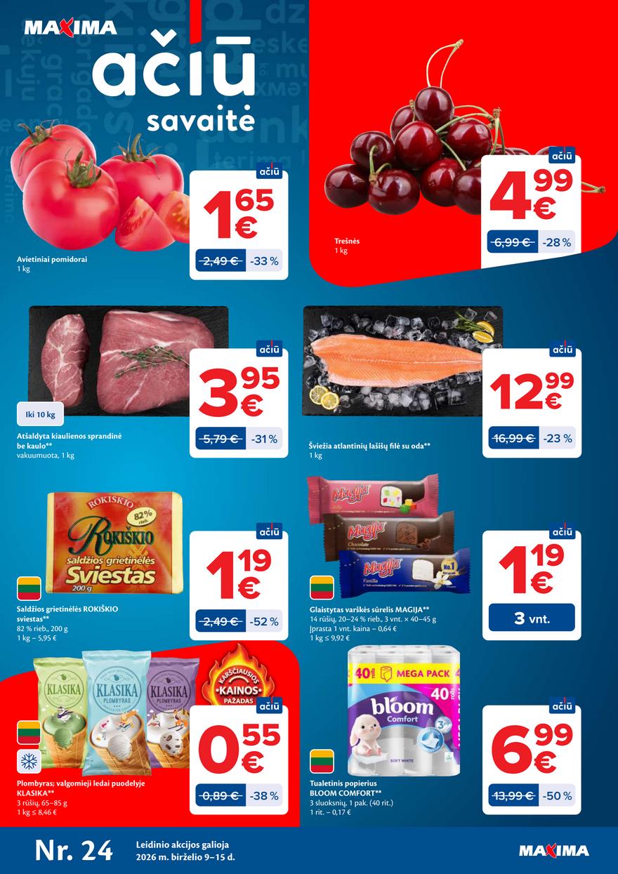 Maxima leidinys akcijos nuo 
  2026-06-09 iki 
  2026-06-15 | Leidinukas.lt puslapis 1