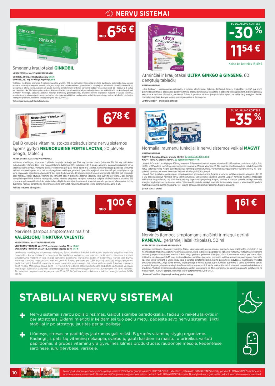 Euro vaistinė leidinys akcijos nuo 
  2021-07-01 iki 
  2021-07-31 | Leidinukas.lt puslapis 10