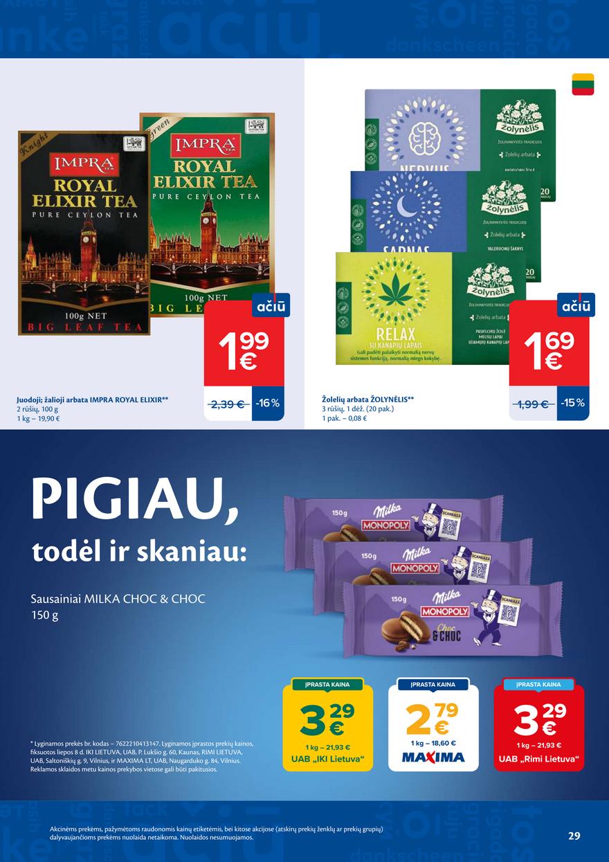 Maxima leidinys akcijos nuo 
  2026-07-21 iki 
  2026-07-27 | Leidinukas.lt puslapis 29
