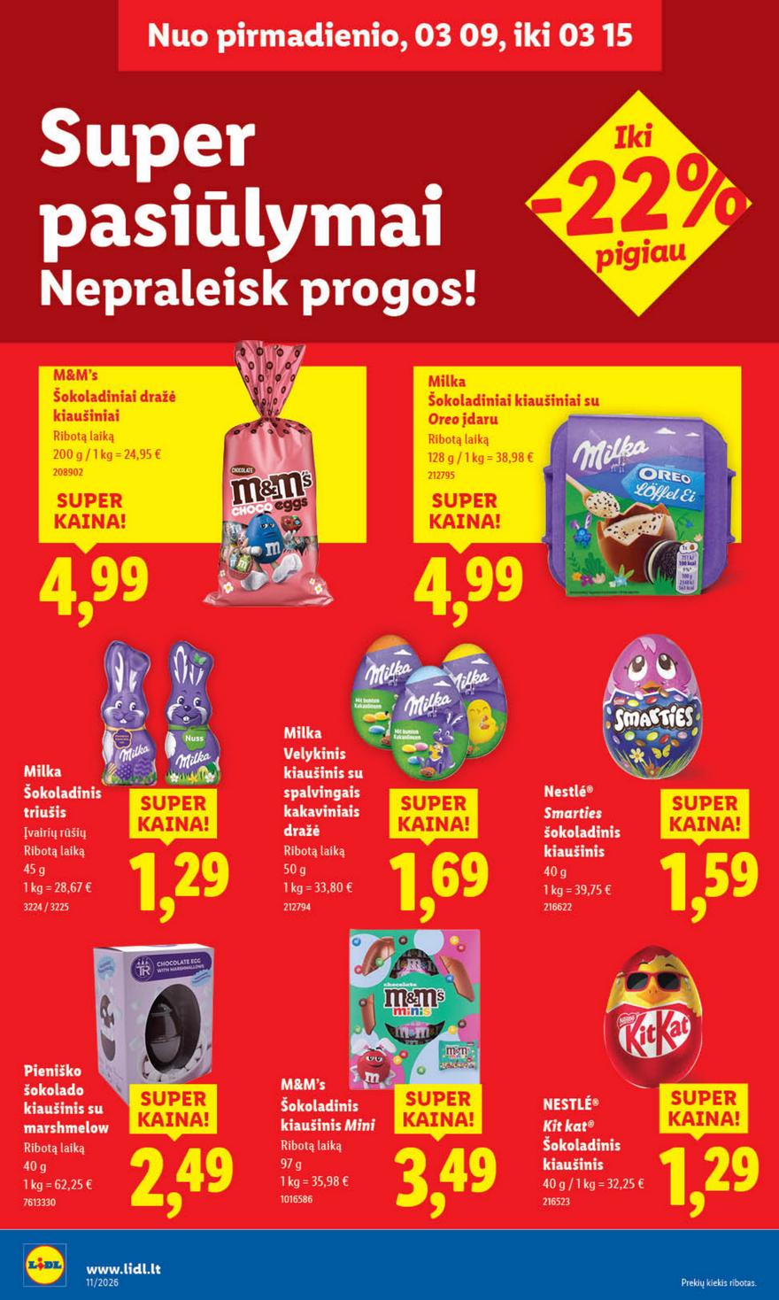 Lidl leidinys naujas akcijos nuo 
  2026-03-09 iki 
  2026-03-15 | Leidinukas.lt puslapis 24