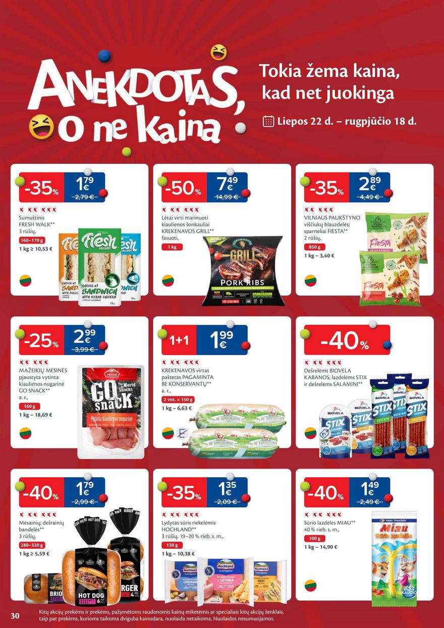 Maxima savaitinis leidinys 31 akcijos nuo 
  2025-07-29 iki 
  2025-08-04 | Leidinukas.lt puslapis 30
