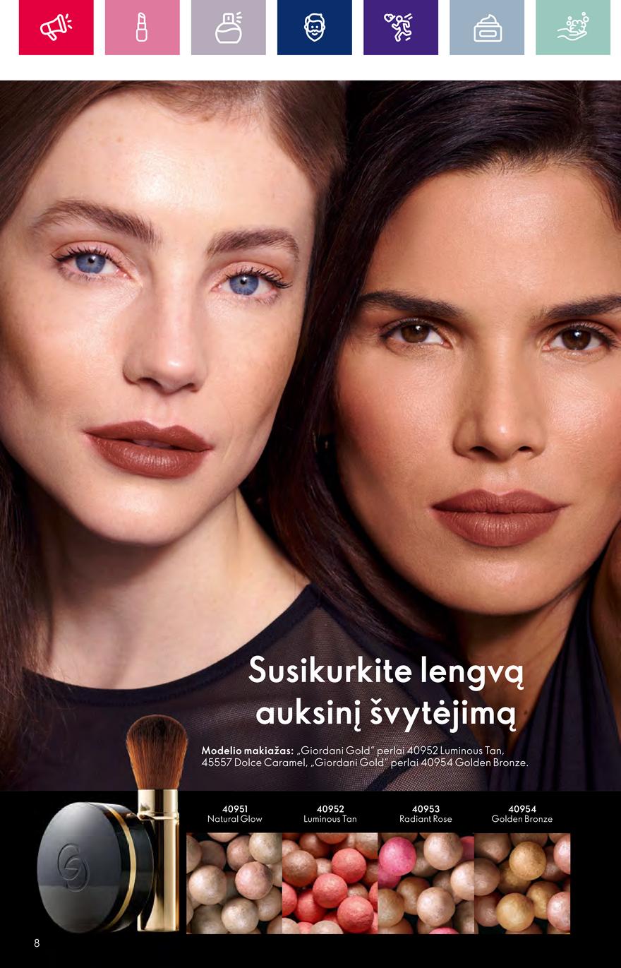 Oriflame katalogas akcijos nuo 
  2023-09-13 iki 
  2023-10-03 | Leidinukas.lt puslapis 8