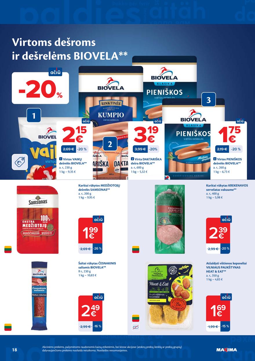 Maxima leidinys akcijos nuo 
  2026-06-30 iki 
  2026-07-06 | Leidinukas.lt puslapis 18