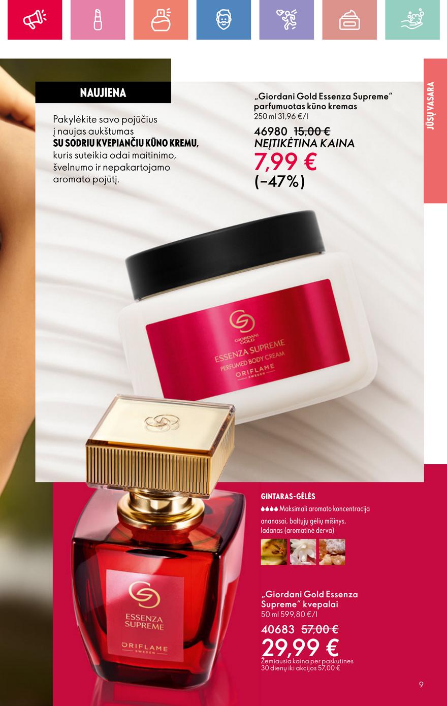 Oriflame katalogas akcijos nuo 
  2025-07-13 iki 
  2025-08-02 | Leidinukas.lt puslapis 9
