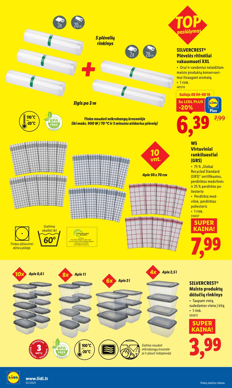 Lidl ne maisto leidinys akcijos nuo 
  2025-08-04 iki 
  2025-08-10 | Leidinukas.lt puslapis 8