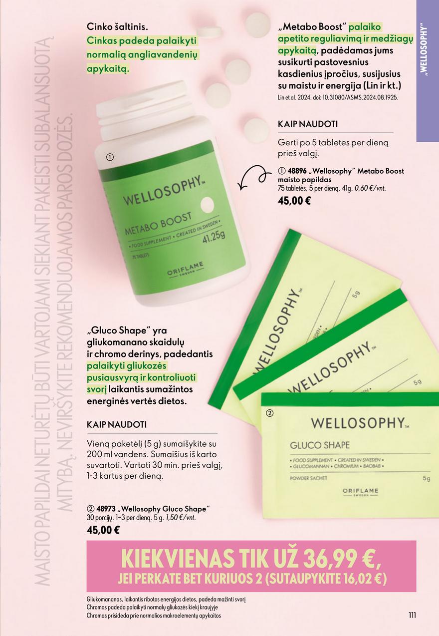 Oriflame katalogas akcijos nuo 
  2026-07-15 iki 
  2026-08-04 | Leidinukas.lt puslapis 111