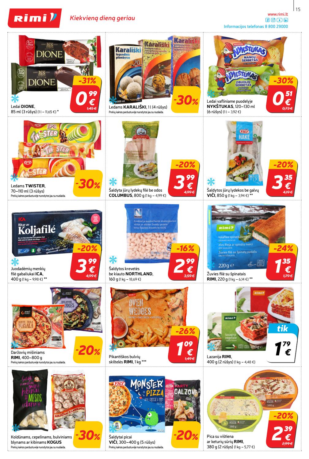 Rimi savaitinis leidinys akcijos nuo 
  2019-09-17 iki 
  2019-09-23 | Leidinukas.lt puslapis 15