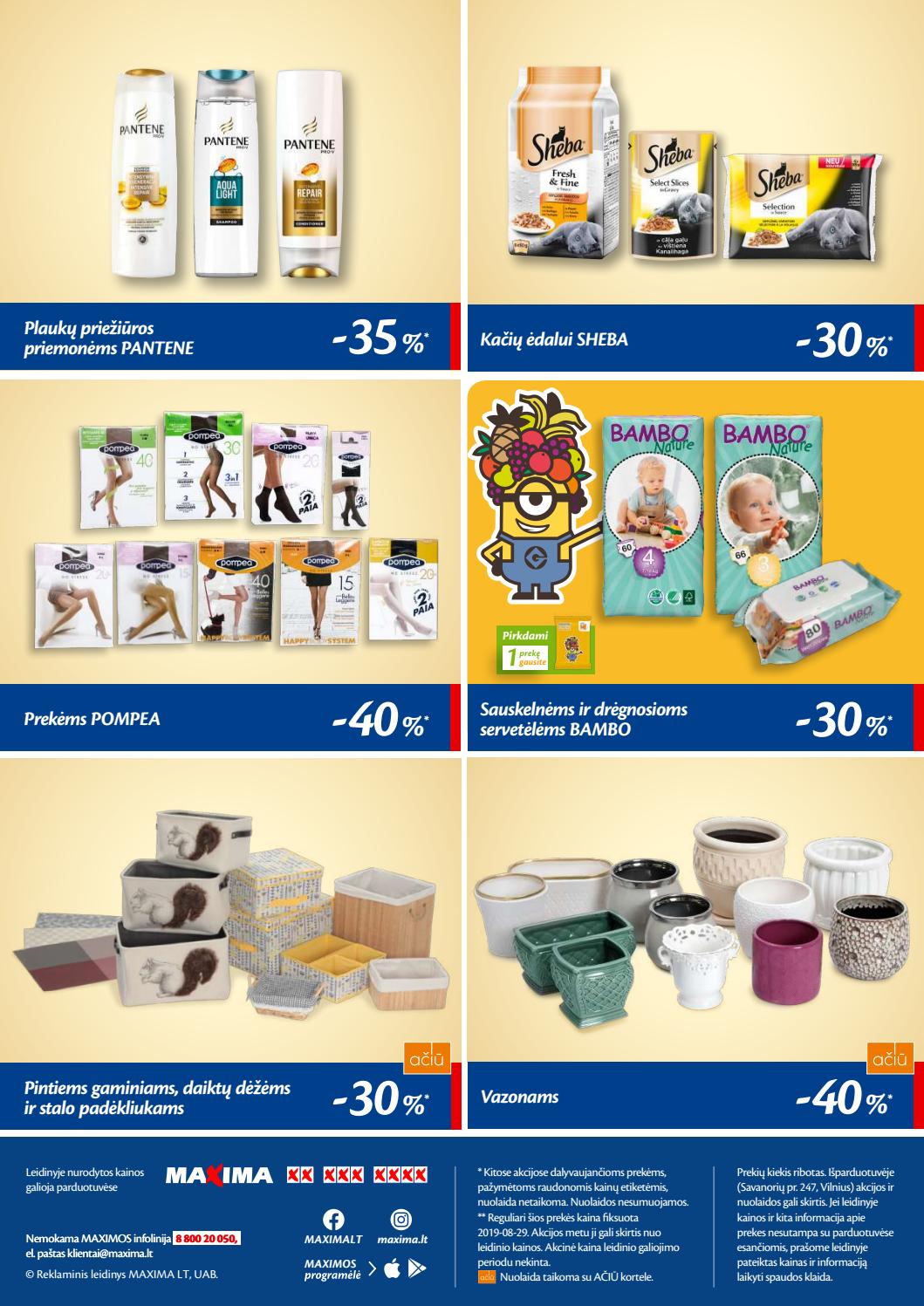 Maxima kaininis leidinys akcijos nuo 
  2019-09-12 iki 
  2019-09-25 | Leidinukas.lt puslapis 32