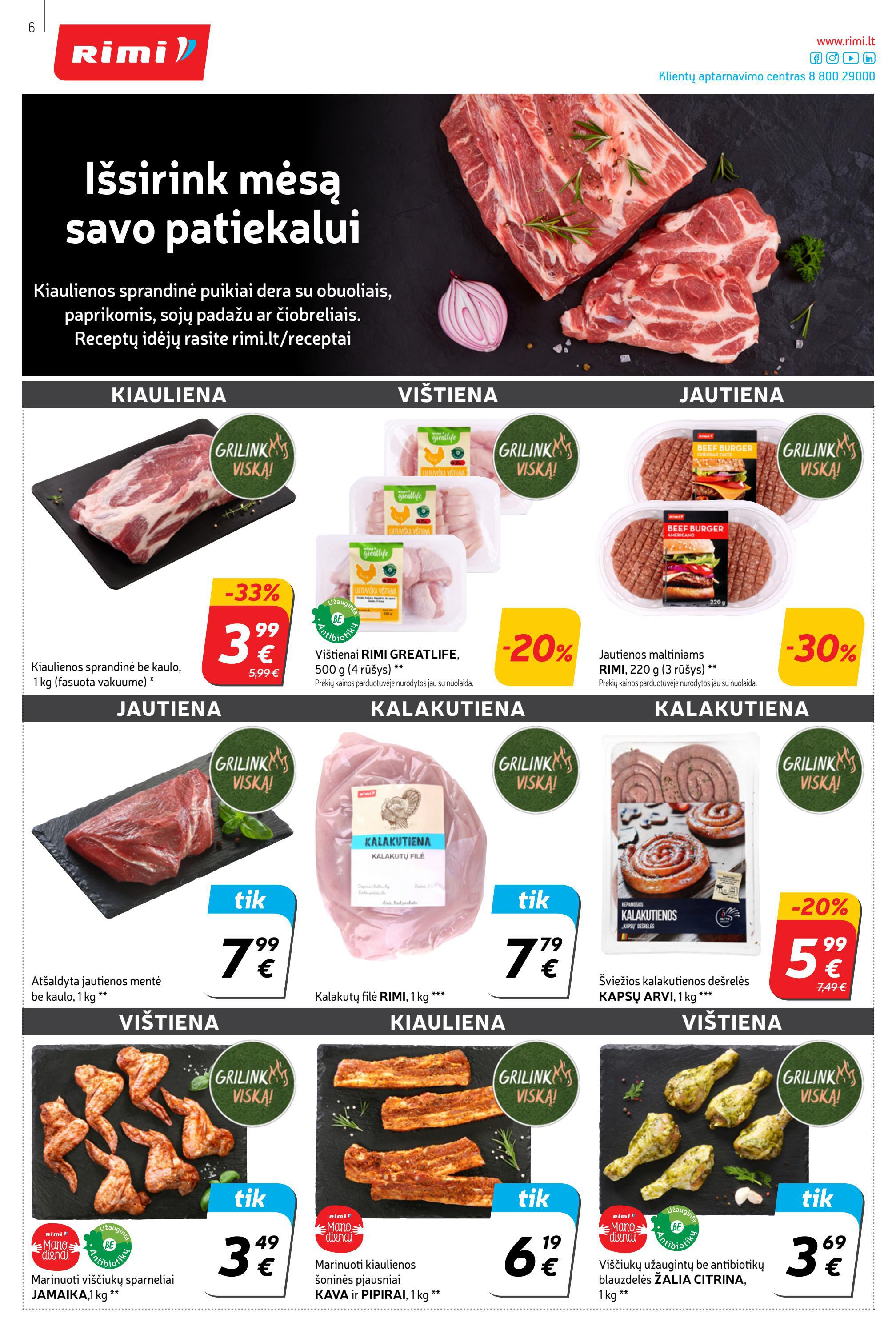 Rimi savaitinis leidinys akcijos nuo 
  2022-05-24 iki 
  2022-05-30 | Leidinukas.lt puslapis 6