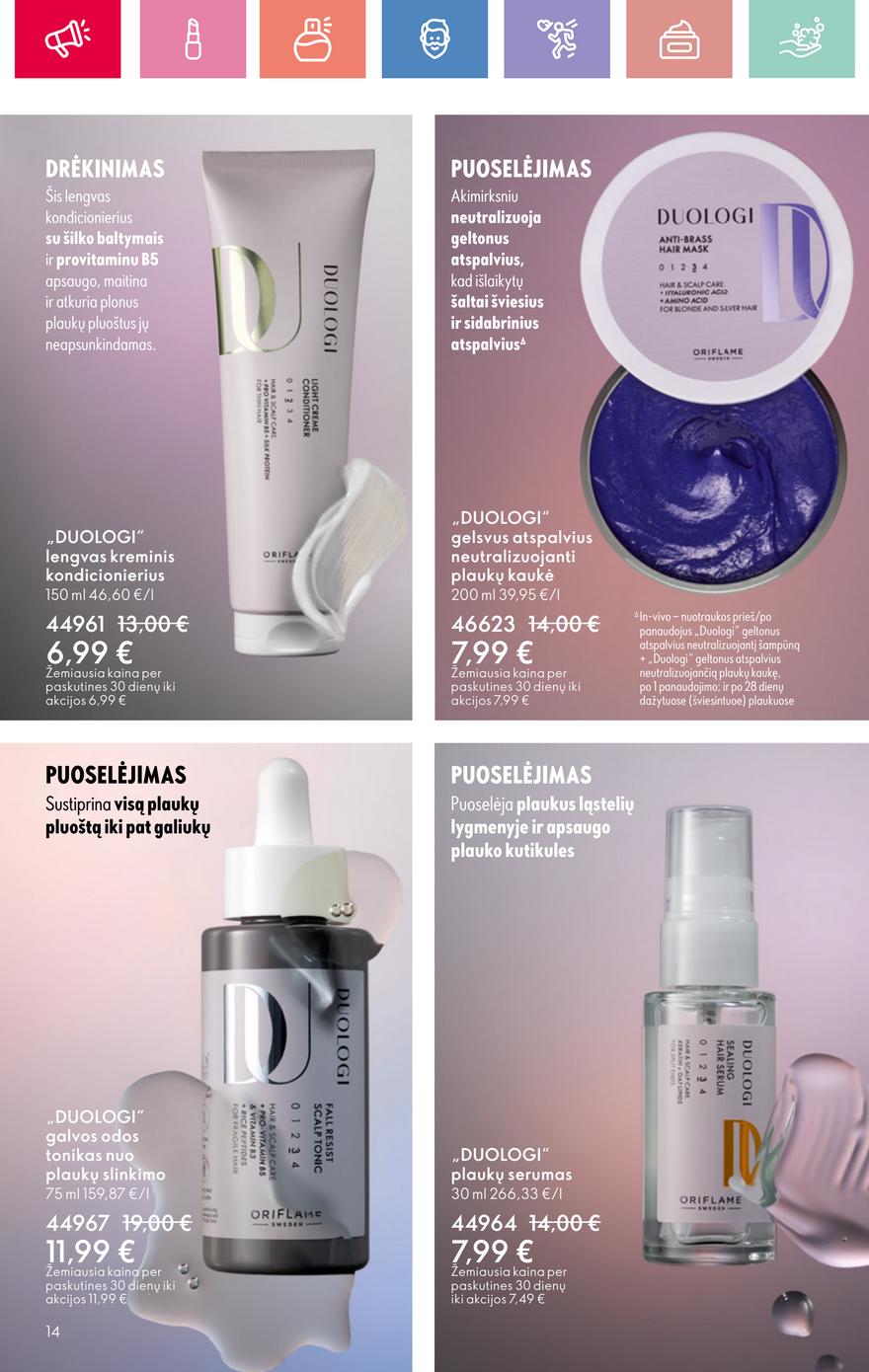 Oriflame katalogas akcijos nuo 
  2025-08-03 iki 
  2025-08-23 | Leidinukas.lt puslapis 14