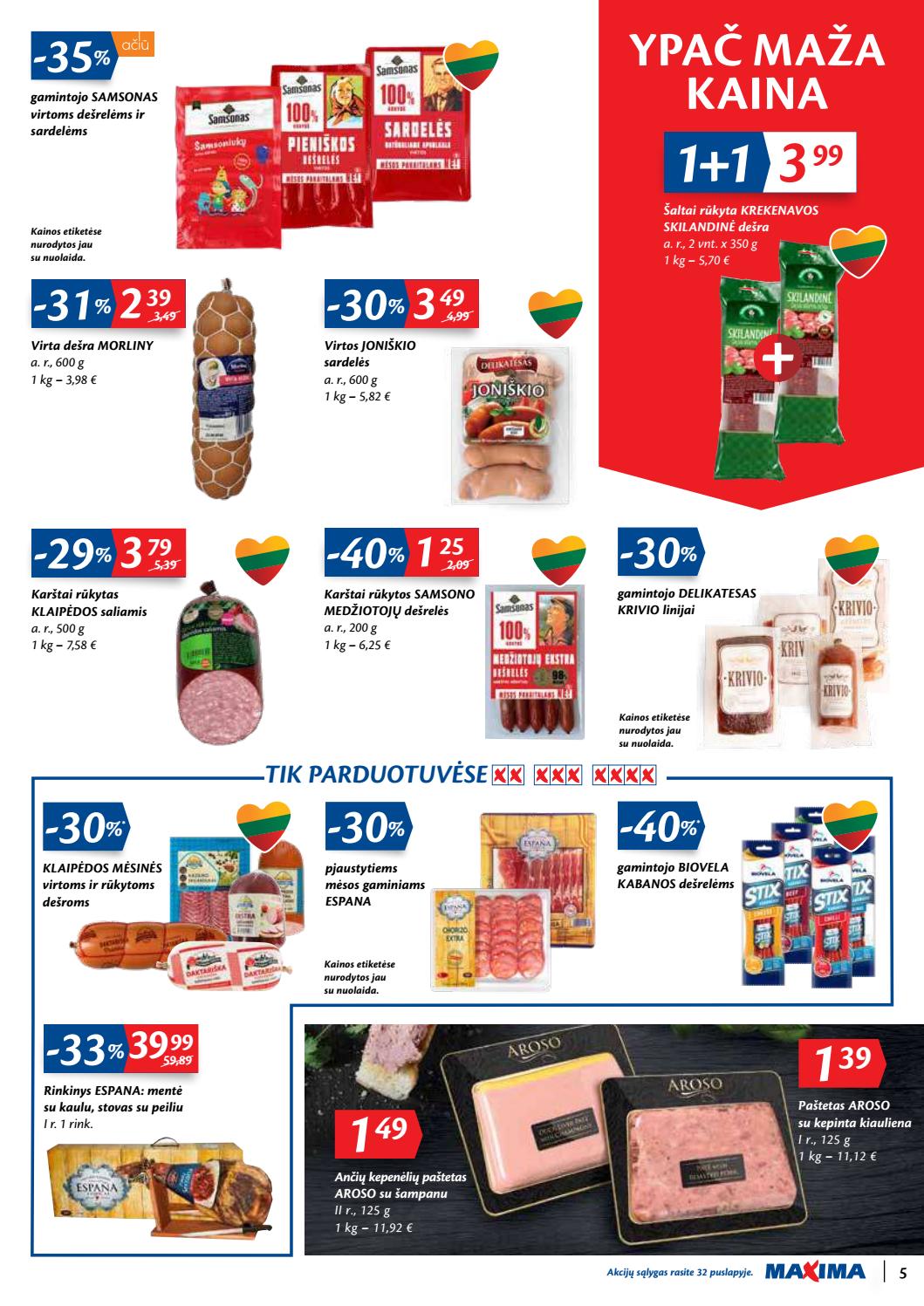 Maxima kaininis leidinys akcijos nuo 
  2020-08-11 iki 
  2020-08-17 | Leidinukas.lt puslapis 5