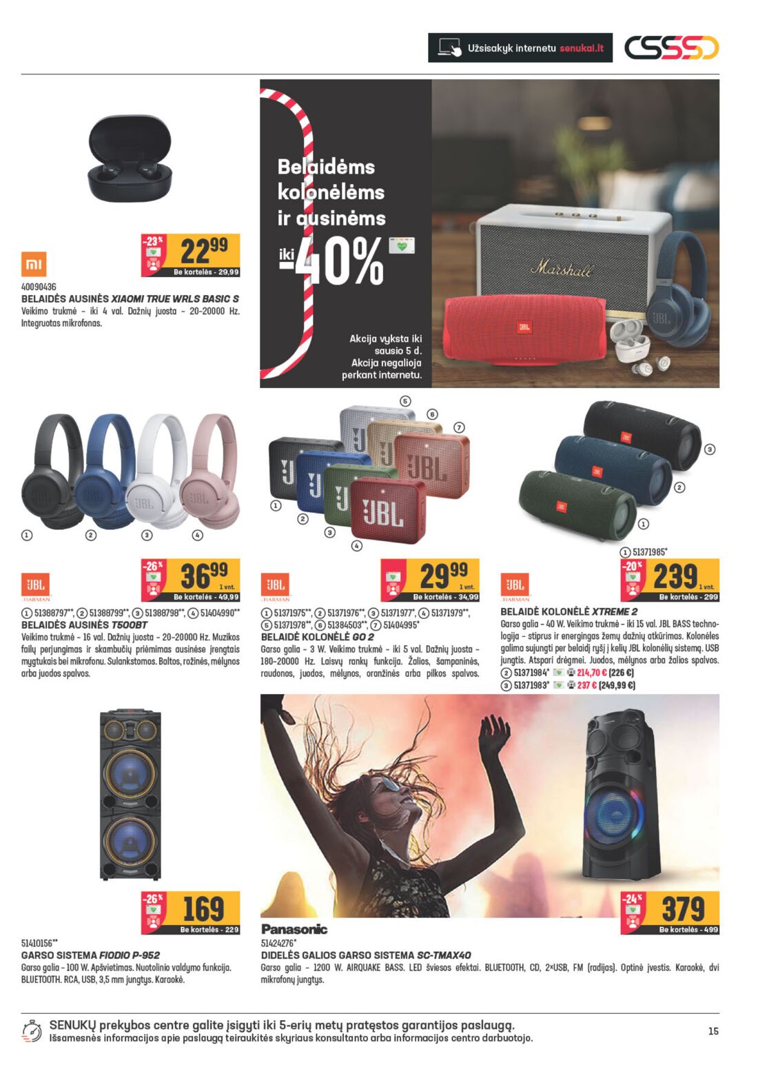 Senukai reklaminis leidinys akcijos nuo 
  2020-12-02 iki 
  2021-01-05 | Leidinukas.lt puslapis 15