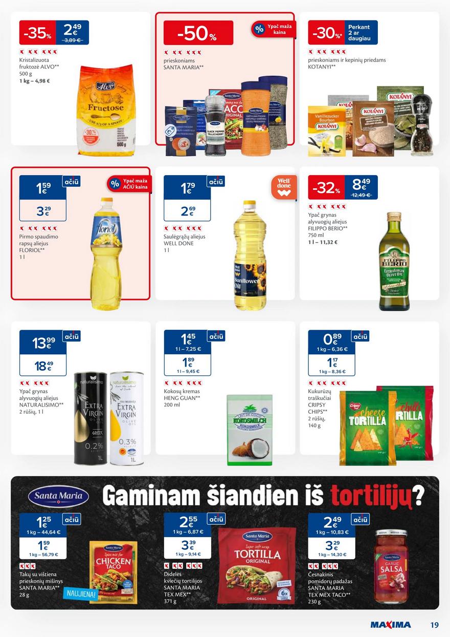Maxima kaininis leidinys akcijos nuo 
  2024-01-16 iki 
  2024-01-22 | Leidinukas.lt puslapis 19