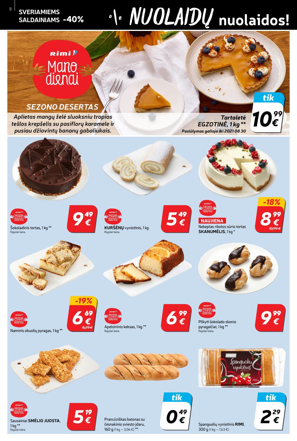 Rimi savaitinis leidinys akcijos nuo 
  2021-08-17 iki 
  2021-08-23 | Leidinukas.lt puslapis 8